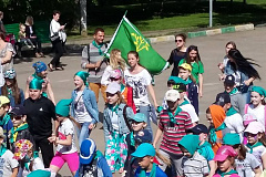 В Парке 30-летия Победы района ‪Чертаново Центральное‬ состоялось праздничное мероприятие, посвященное Дню защиты детей